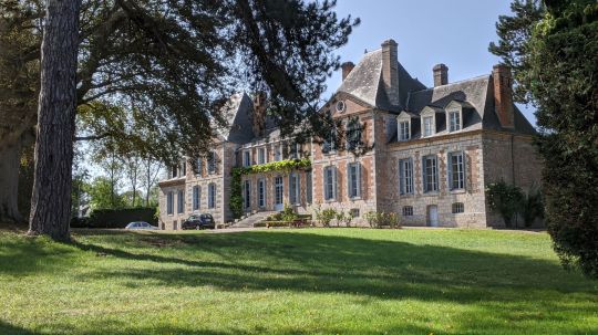 Le parc du chateau de Saint Aubin