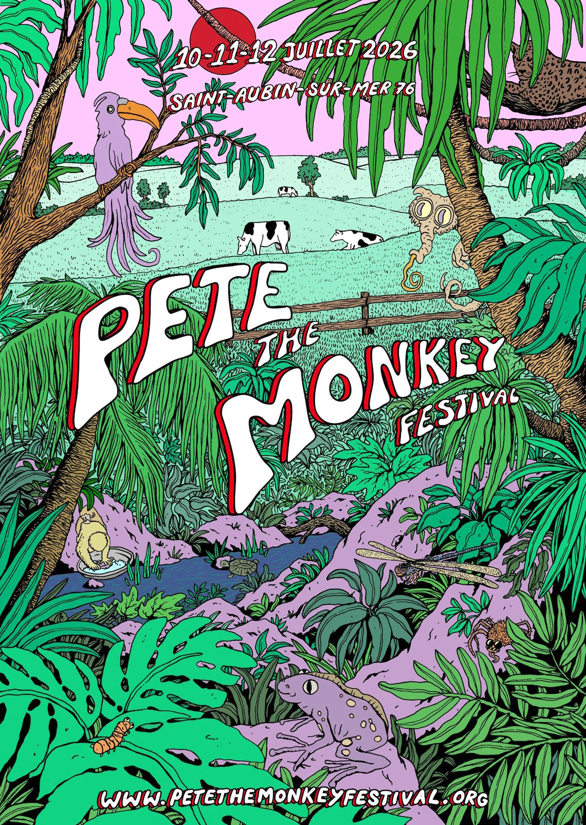 Affiche festival pete the monkey 2026